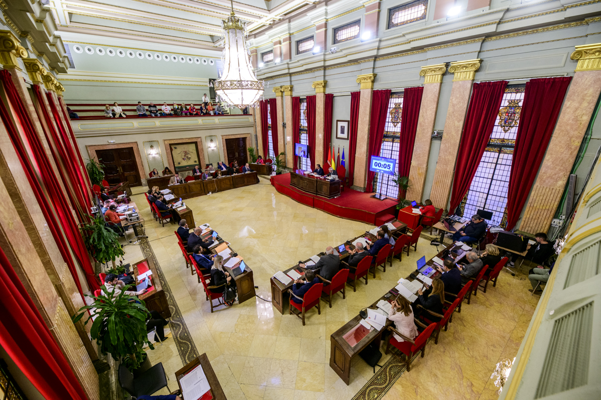 Murcia 24/11/2022 Pleno del Ayuntamiento de Murcia. Foto: José Luis Ros Caval